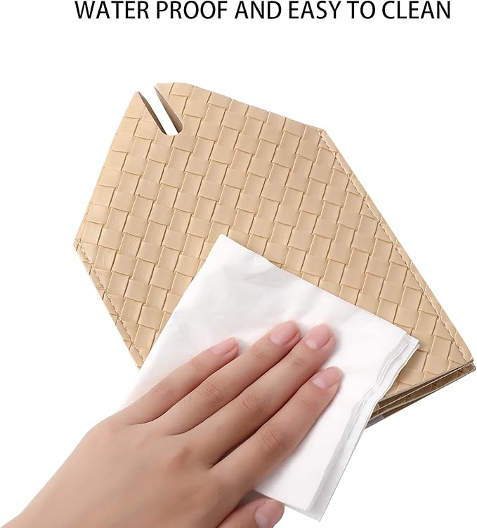Tissue Box Cover PU Leather Tissue Holder Square Facial Tissue Case Facial - Image 5