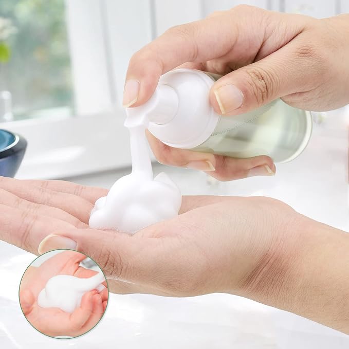 2oz Foam Bottle Empty Foaming Pump Dispenser - Image 2