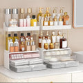 2 Pack Bathroom Counter Organizer by shoeboxesanddeskorganizers