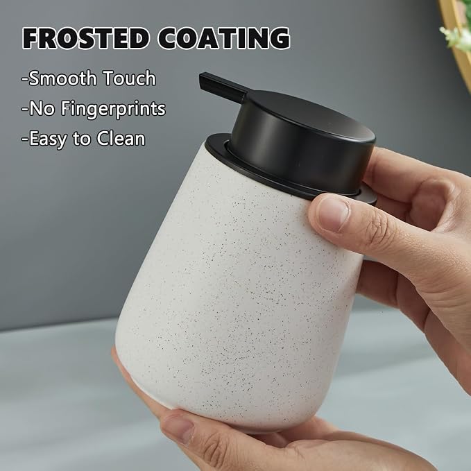 12Oz Ceramic Liquid Soap Dispenser - Image 2