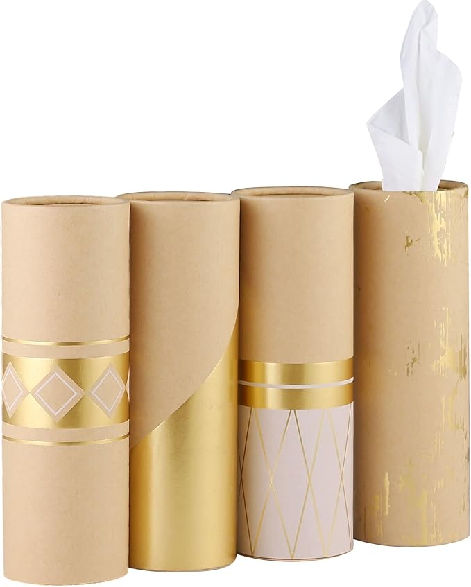 Car Tissue Holder with 3-ply Facial Tissues Bulk by WinooDesign