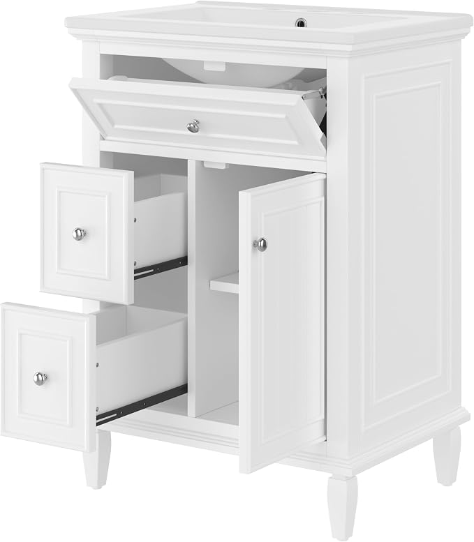 Harper & Bright Designs 24" Bathroom Vanity - Image 9