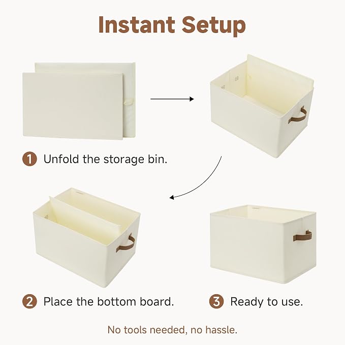 StorageWorks Foldable Storage Bins - Image 7
