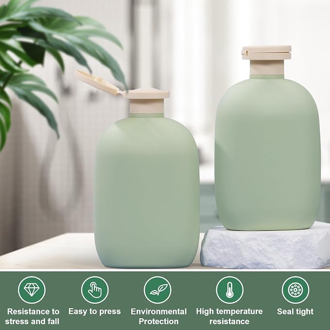 8.8 oz Plastic Travel Shampoo Bottles, Empty Plastic Squeeze Bottles - Image 5