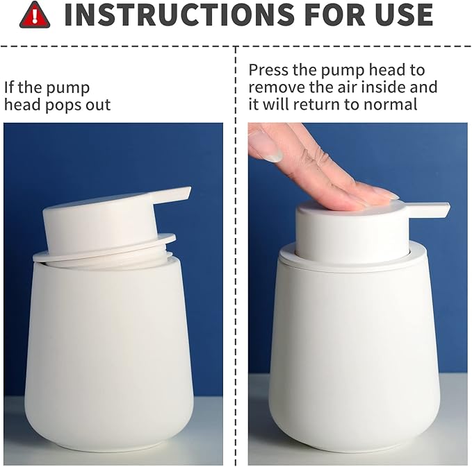 BosilunLife White Soap Dispenser - Image 6