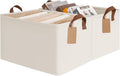 CHICVITA Storage Baskets for Shelves, Foldable Fabric Bins by CHICVITA