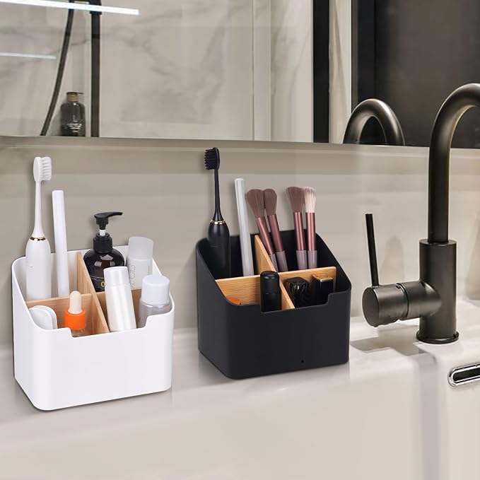 Toothbrush Holders for Bathrooms, Electric Toothbrush and Toothpaste Holder - Image 4