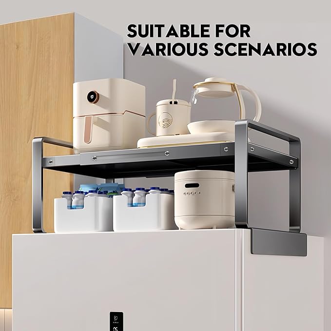 Adjustable Refrigerator or Washer Top Storage Rack - Image 7