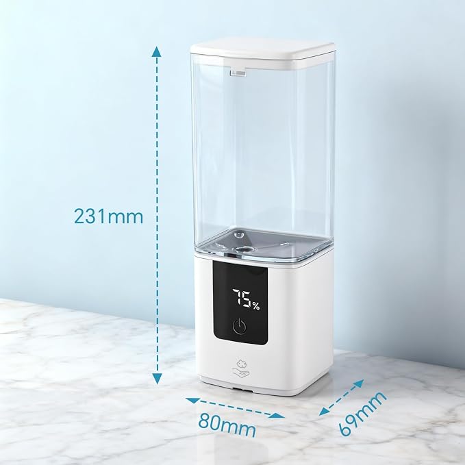 LAOPAO Soap Dispenser, Automatic Soap Dispenser Wall Mount Rechargeable Foaming - Image 7