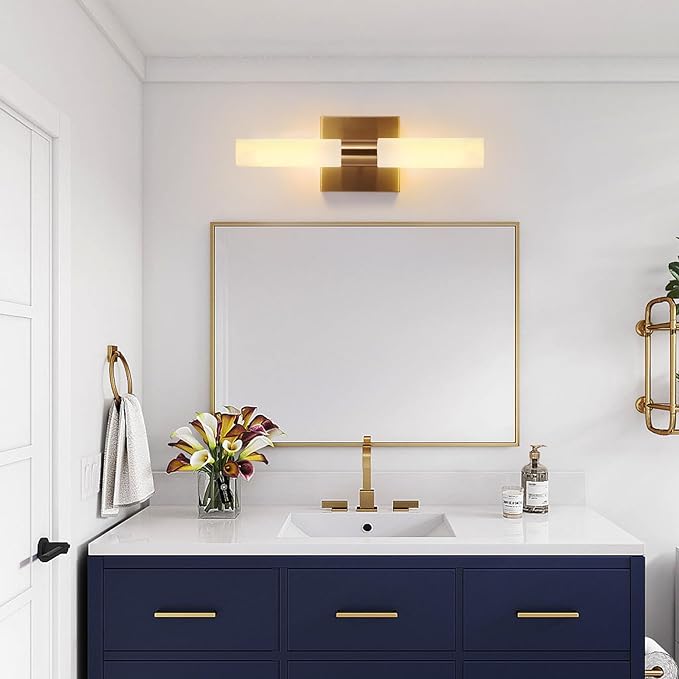 Modern Wall Sconces, Frosted Glass Shade, Indoor Wall Mounted Lights, Bathroom - Image 6