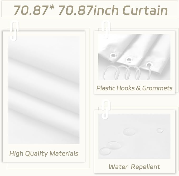 White Bathroom Accessories Set - Image 5