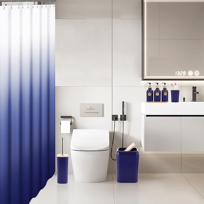 30PCS Navy Blue Bathroom Accessories Set - Image 5