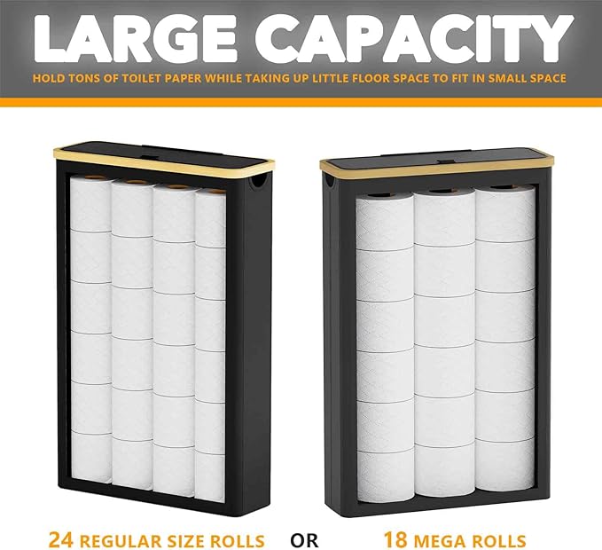 SpaceAid Extra Large Toilet Paper Storage - Image 2