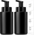 Matte Black Foaming Hand Soap Dispenser, 10 oz/300ml Glass Foam Dispenser by RYTOXILOBrightenUpYourHome