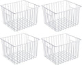 SANNO 11“ Freezer Baskets Storage Organizers, Farmhouse Organizer Bins by SANNO
