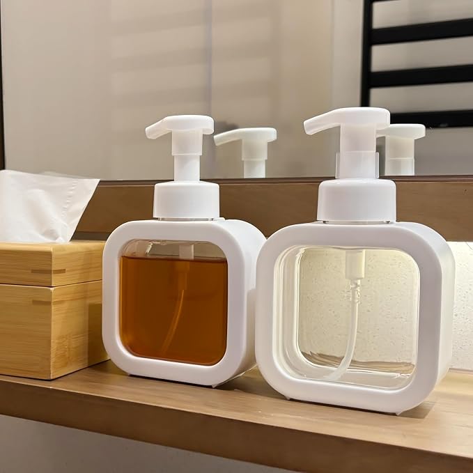 Foaming Soap Dispenser, 300ml Plastic Refillable Foaming Hand Soap Dispenser - Image 4
