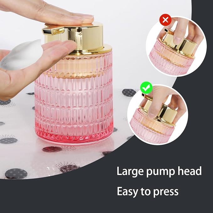 2pcs Foaming Soap Dispenser, 10 Oz Refillable Foaming Pump Bottle - Image 5