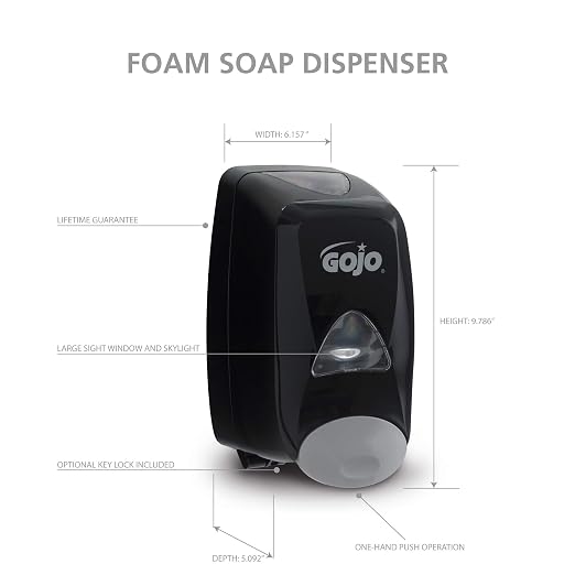 GOJO FMX-12 Push-Style Foam Soap Dispenser, - Image 6