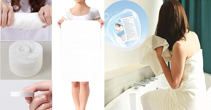 11.8in x 21.3 in Compressed Towels Thicker Style Magic Disposable Face - Image 3