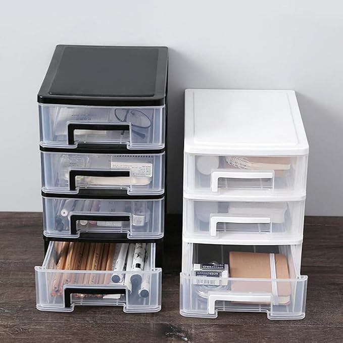 Beaupretty Sundries Holder 3 Layers Storage Box Desk Drawer Type Organizer Pp - Image 3