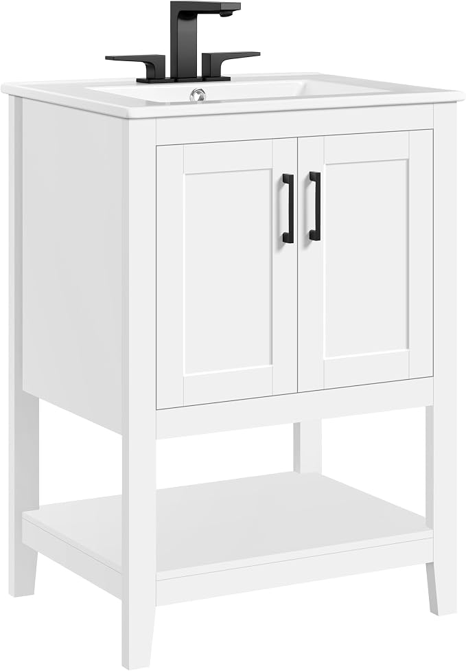 Yaheetech 24" Modern Bathroom Vanity - Image 9
