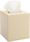 Sumnacon Tissue Box Cover Square Tissue Box Stylish PU Tissue Box Holder by Sumnacon