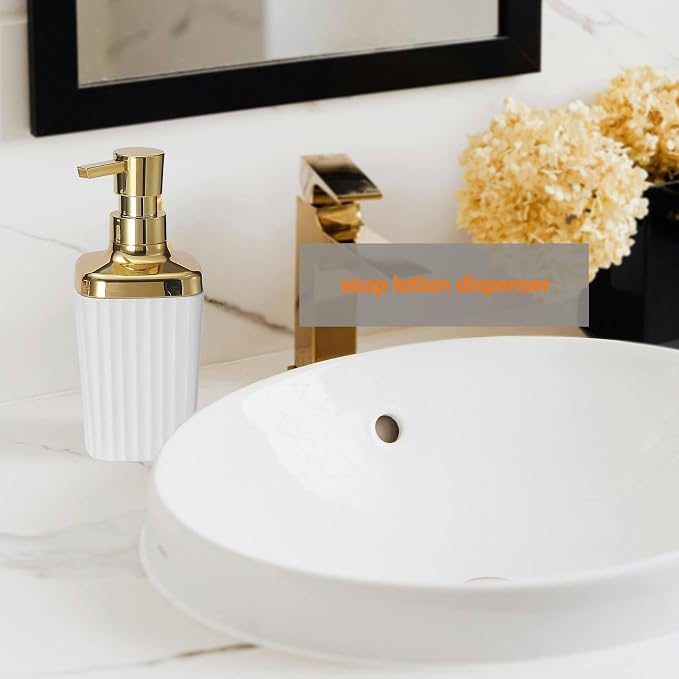 Bathroom Accessories Set, 9 Piece White Bathroom Sets Complete - Image 6