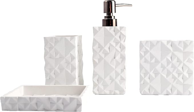 Hymmah Bathroom Accessories Set, Toothbrush Holder, Farmhouse Bathroom Decor by Hymmah