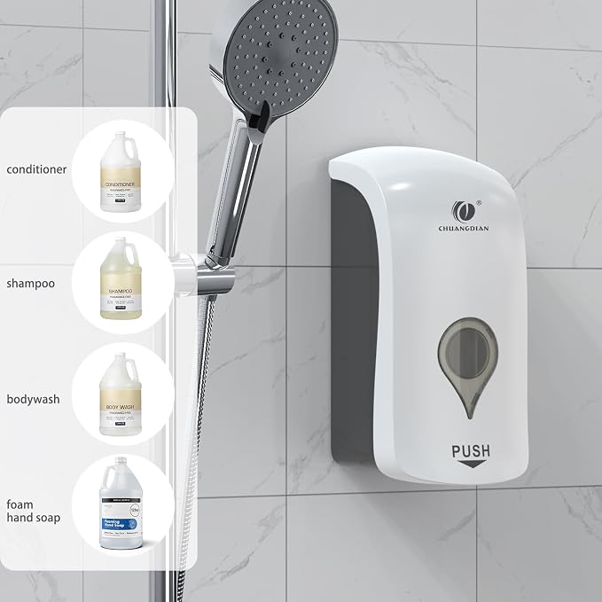 Manual Foam Soap Dispenser, 35oz Commercial Refillable Foaming Soap - Image 2