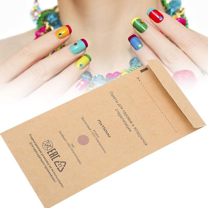 Nail Clean Bag BagNail Tool Clean PouchCosmetics Tool Clean PouchNail Machine - Image 7