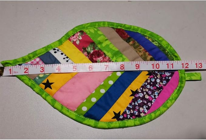 4 PCS Leaves Pot Holders for Kitchen Hot Pads 100% Cotton for - Image 4