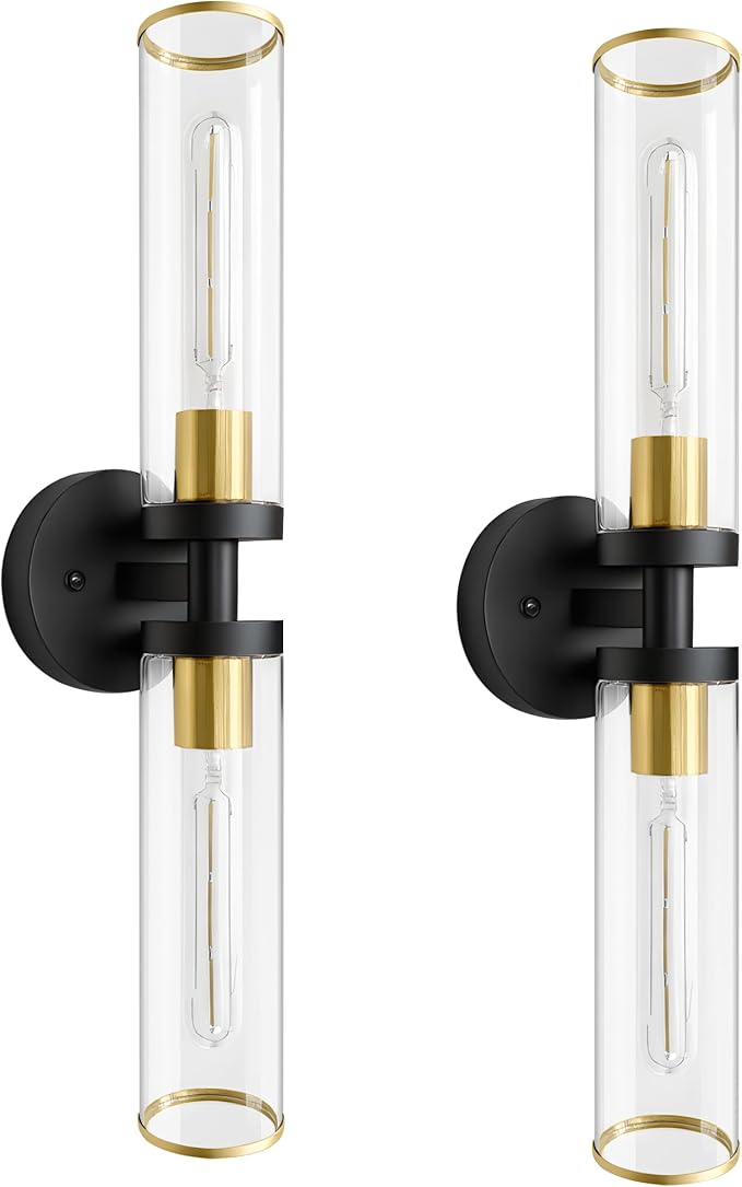 Wall Sconces Set of Two, Hardwired Modern Sconces Wall Decor Set of 2 Wall Light - Image 9