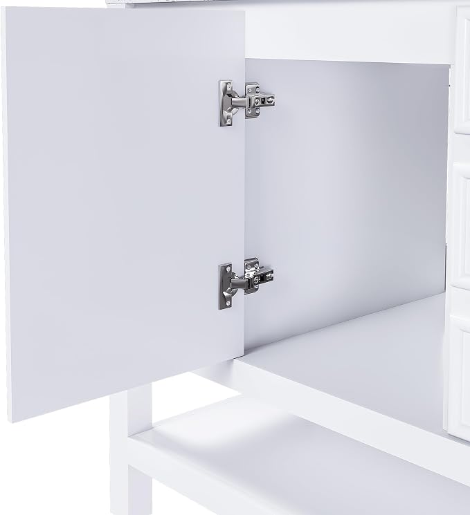 Montary 36" Bathroom Vanity Without Sink, Modern Stylish White Bathroom Storage - Image 8