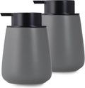 12Oz Grey Soap Dispenser Set by Eyrozia