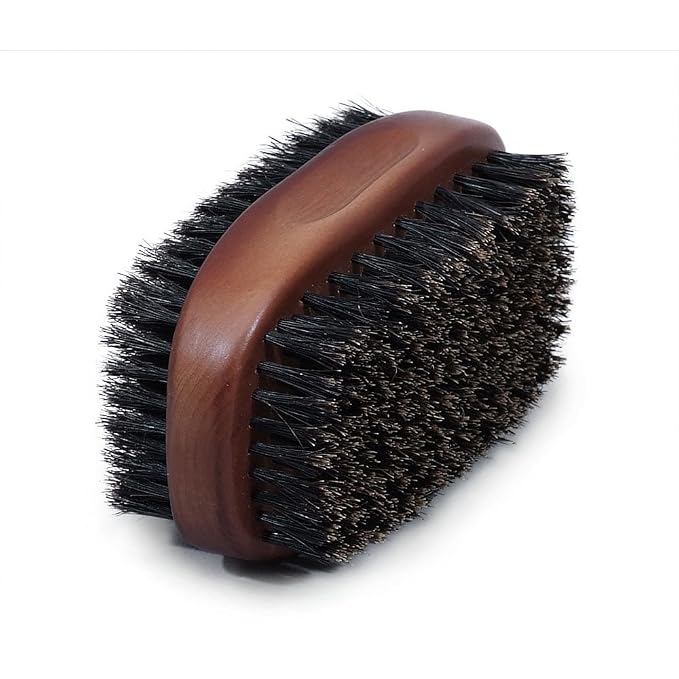 Firstline Wav Enforcer Double-Sided Military Boar Bristle Brush - Image 2