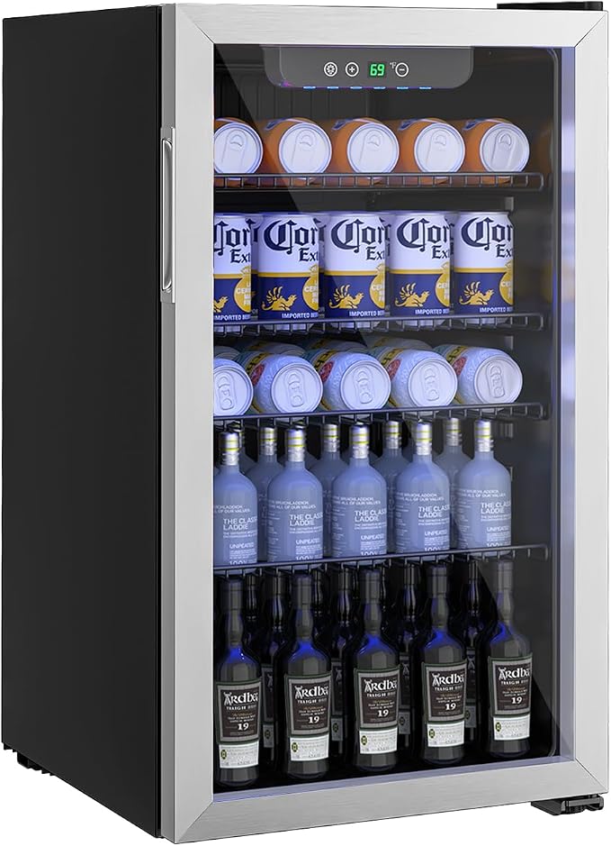 3.1 Cubic Feet/110 Can Beverage Refrigerator, 17 Inch Fridge - Image 8