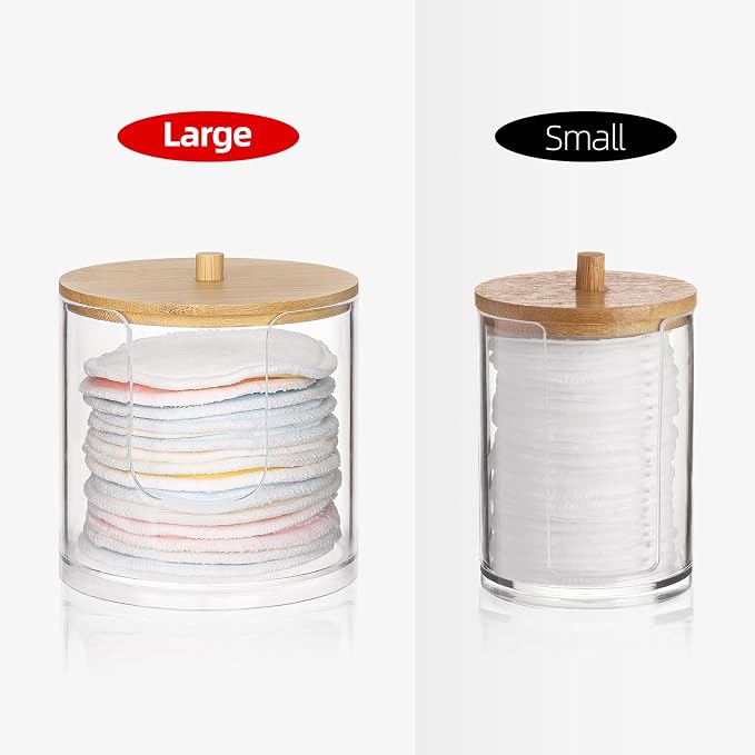 Tbestmax Plastic Cotton Round Holder and Dispenser - Image 3