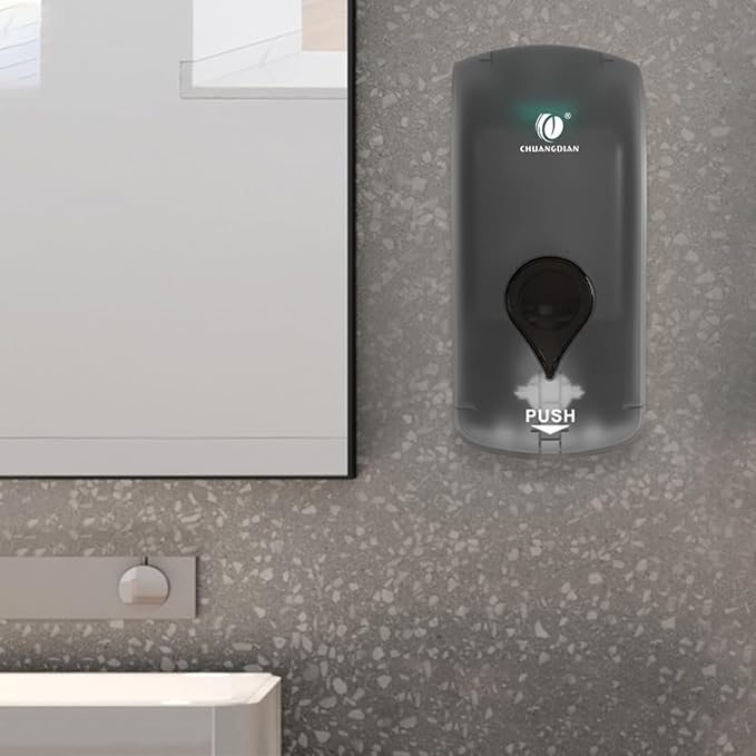 Foaming Hand Soap Dispenser, 35oz Manual Refillable Wall Mount Soap Dispenser - Image 2