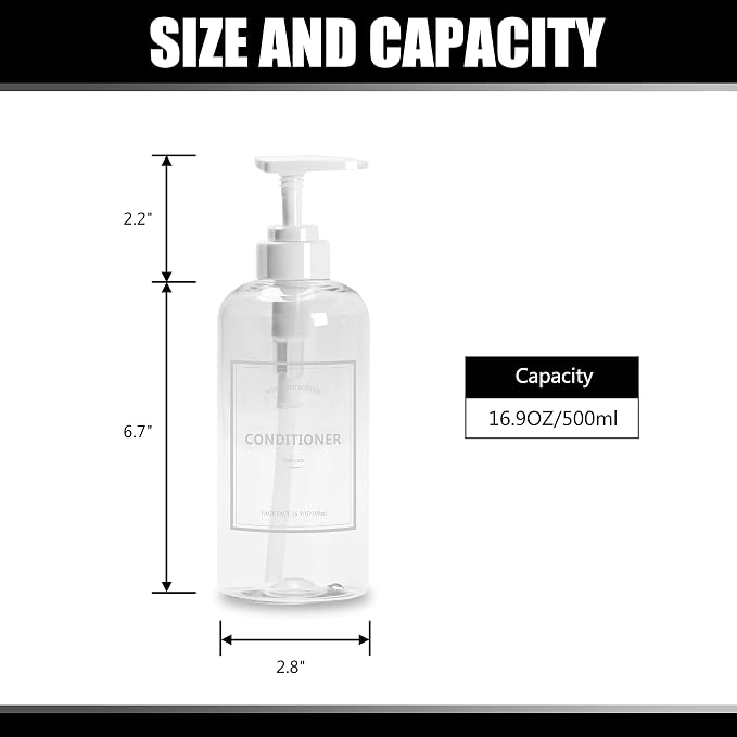 3pcs Refillable Shower Dispensers - Image 3