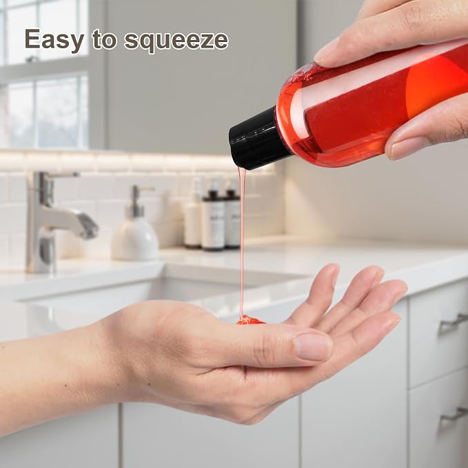 2 Pack 8 oz Plastic Squeeze Bottles - Image 4