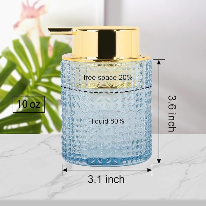 Foaming Soap Dispenser, Refillable 10oz Lotion Liquid Container Pump Bottle - Image 7