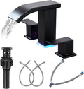 Bathroom Faucets 8 Inch Widespread Bathroom Sink Faucet Two Handles Black by TaiDoo