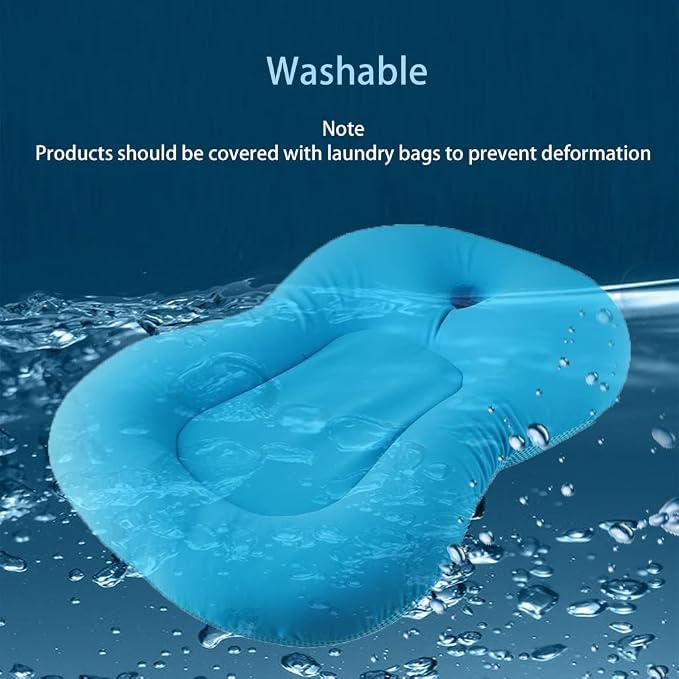 Baby Bath Mat, KAKIBLIN Bathtub Baby Bath Cushion Soft Anti-Slip Bath Pad 0-6 - Image 7