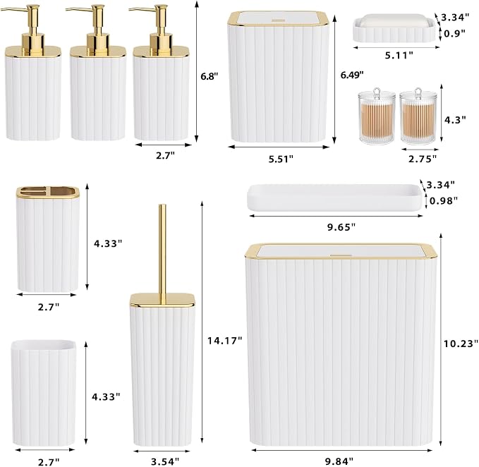 Bathroom Accessory Set - Image 3