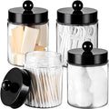 Amolliar Apothecary Jars Bathroom Vanity Storage Organizer Set -Countertop by Amolliar