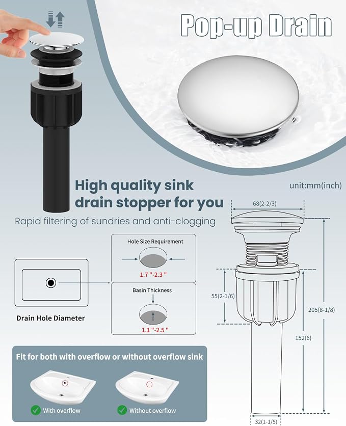 Bathroom Faucet, Bathroom Sink Faucets - Image 6