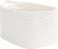 Goodpick White Woven Rope Basket by Goodpick