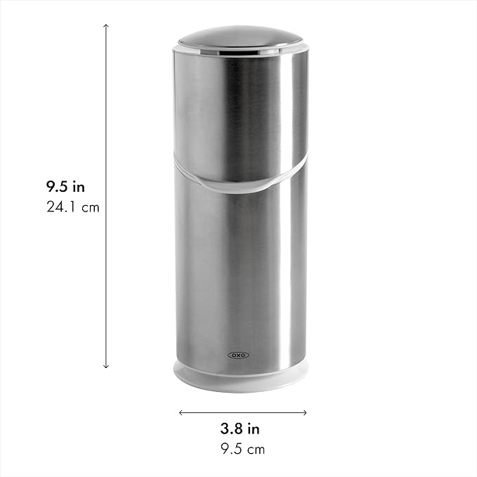 OXO Good Grips Stainless Steel Toothbrush Organizer, Bathroom Organizer and - Image 6