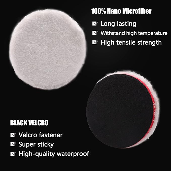 Buffing Polishing Pads, ZFE 7Pcs 6" Waffle Foam Buffing Pads Polishing Pads - Image 4