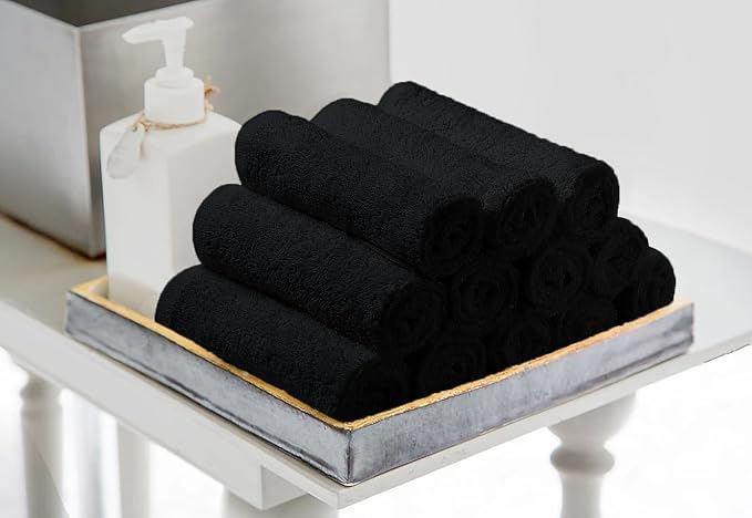 Avalon Towels Cotton Washcloths – Size 12x12 Inches, 100% Ring Spun Cotton - Image 4